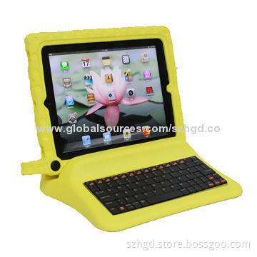 Bluetooth Keyboard Case for iPad,Stand and Portable,Easy to Use for Typing and Reviewing,Hot Selling